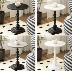 Matorino -Simple Iron Side Table, Living Room Sofa Round Table, Small Apartment Coffee Table, Metal Material， Assemble And Install