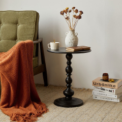 Matorino -Simple Iron Side Table, Living Room Sofa Round Table, Small Apartment Coffee Table, Metal Material， Assemble And Install