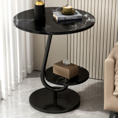 Matorino -Luxury Marble End Table Decor, Round Coffee Table for Home & Living Room, Gold Coffee Table, Outdoor & Indoor Furniture.