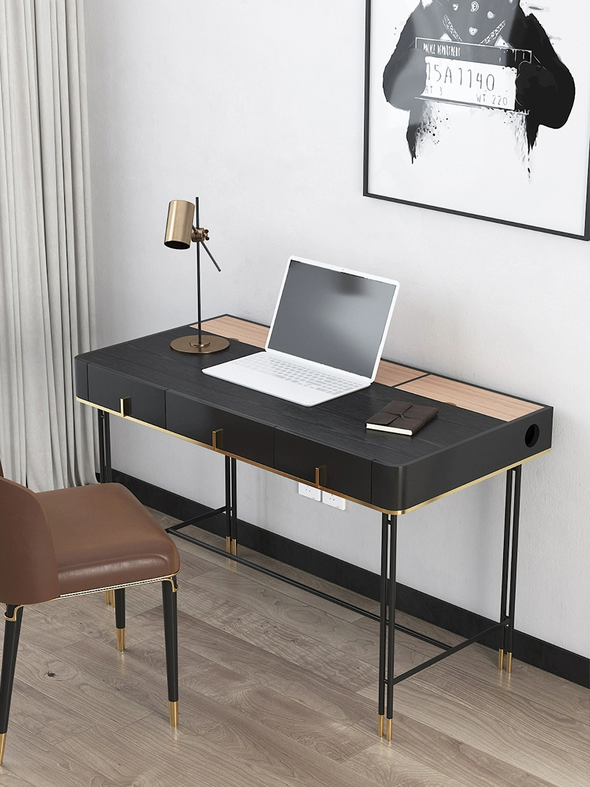 Matorino -Vanity Desk with Drawers, Computer Desk, Modern Simple Home Office Desks, Makeup Dressing Table for Bedroom.