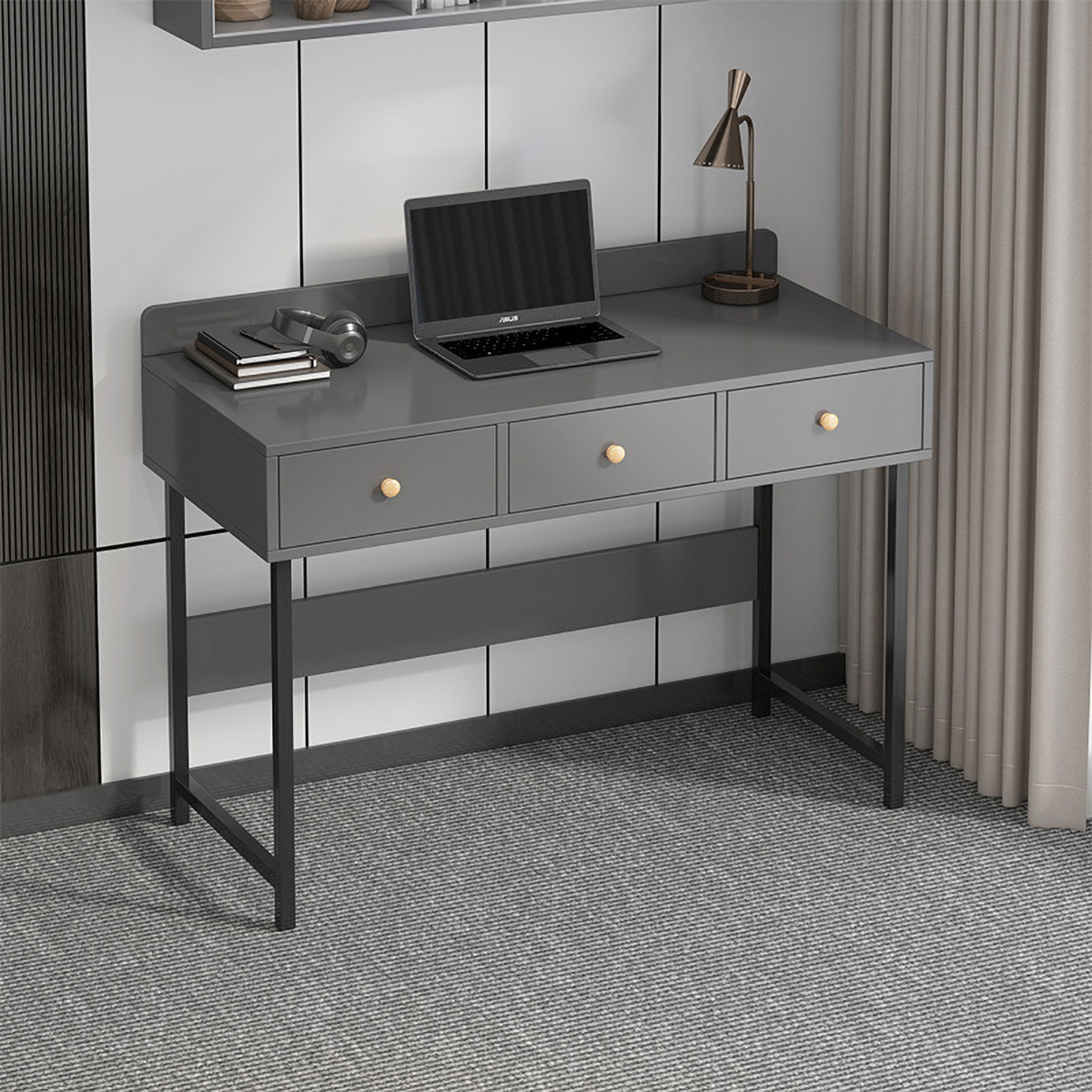 Matorino -Computer Desk with Drawers, Home Office Desk and Writing Desk, Gaming Desk, Work Desk, Study Desk for Bedroom.