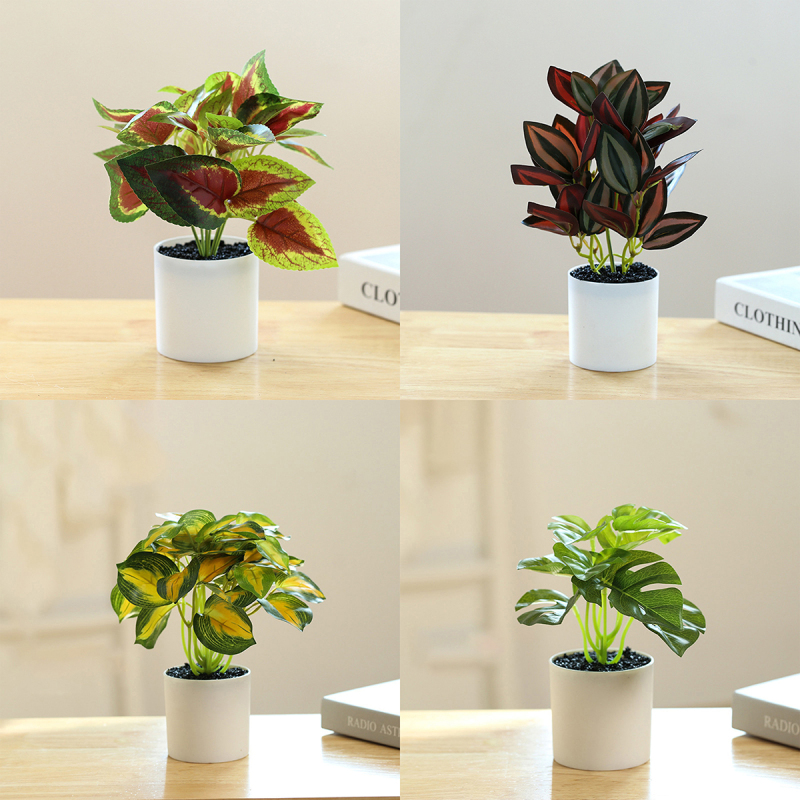 Matorino -Potted Fake Plants Artifical Snake Plant,Monstera Plant,Areca Palm and Bird of Paradise,Faux Desk Plants for Indoor Decoration, Perfect Housewarming Gift.