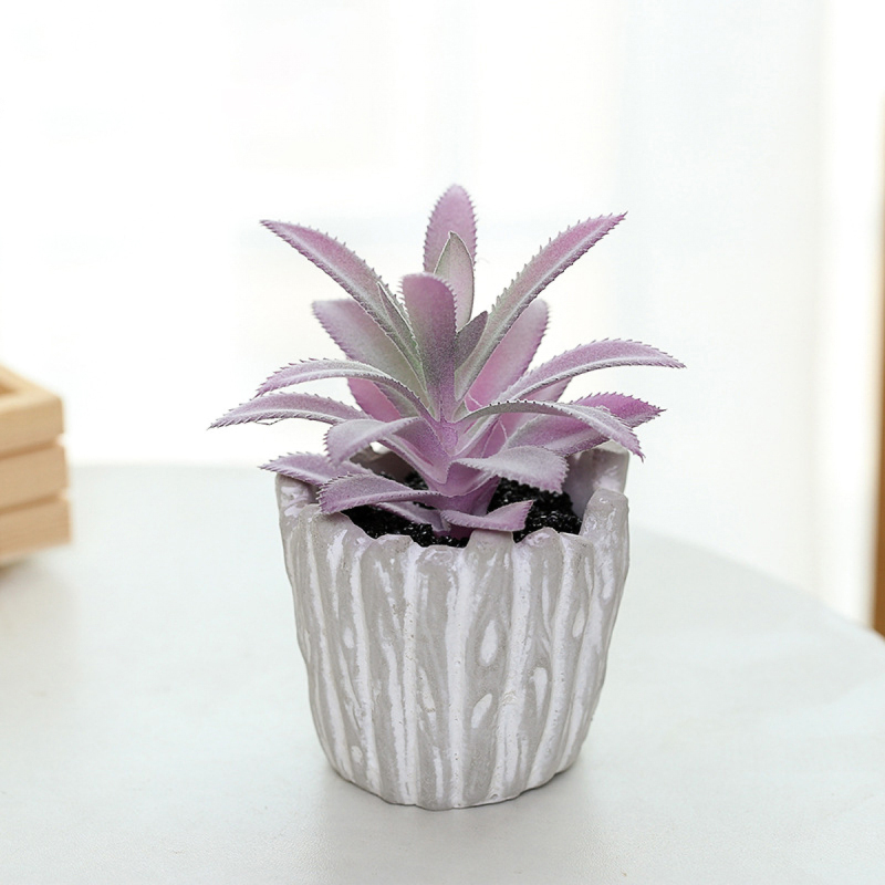 Matorino -Artificial Succulents Plants, Mini Assorted Green Faux Succulents in Pots, Small Plants with Pulp Potted for Home Office Living Room Table Desk Plants Decor.
