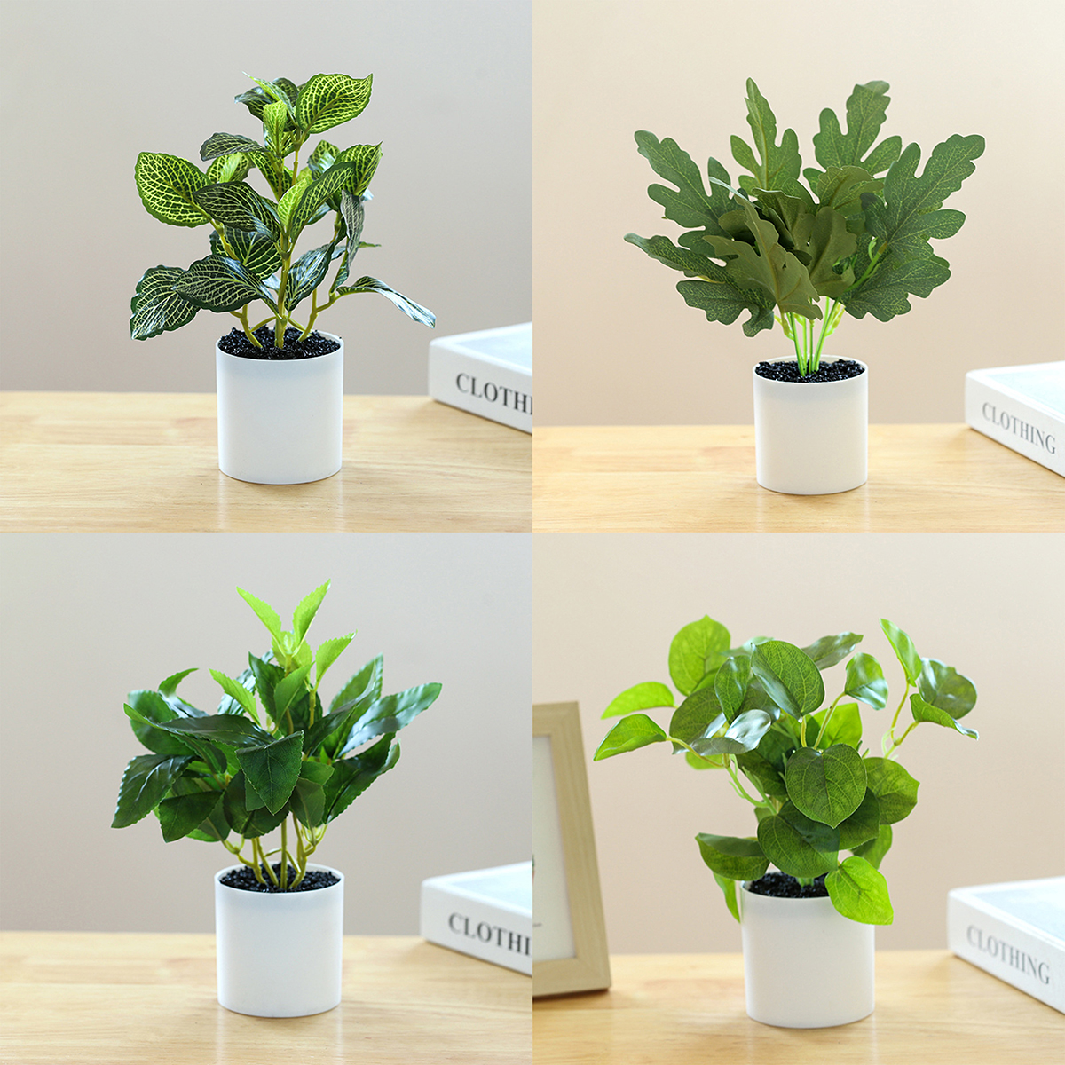 Matorino -Potted Fake Plants Artifical Snake Plant,Monstera Plant,Areca Palm and Bird of Paradise,Faux Desk Plants for Indoor Decoration, Perfect Housewarming Gift.
