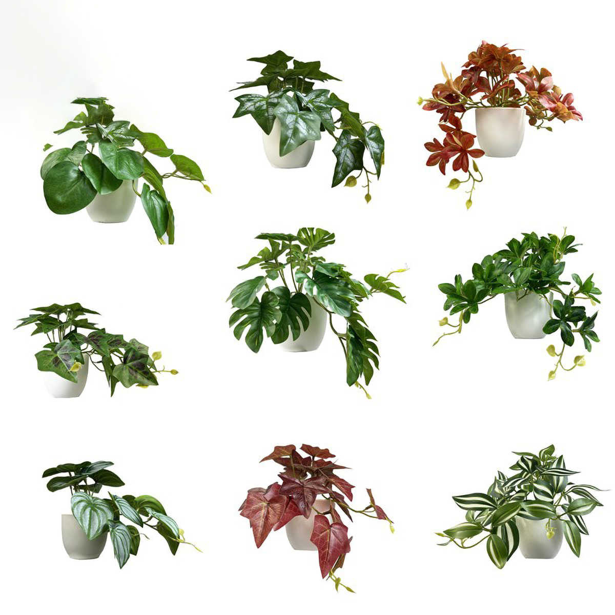 Matorino -Faux Plants Indoor, Pothos Small Fake Plants for Home Decor, Indoor Fake Potted Plant, Artificial Plants for Living Room Shelf Home Office Decor.