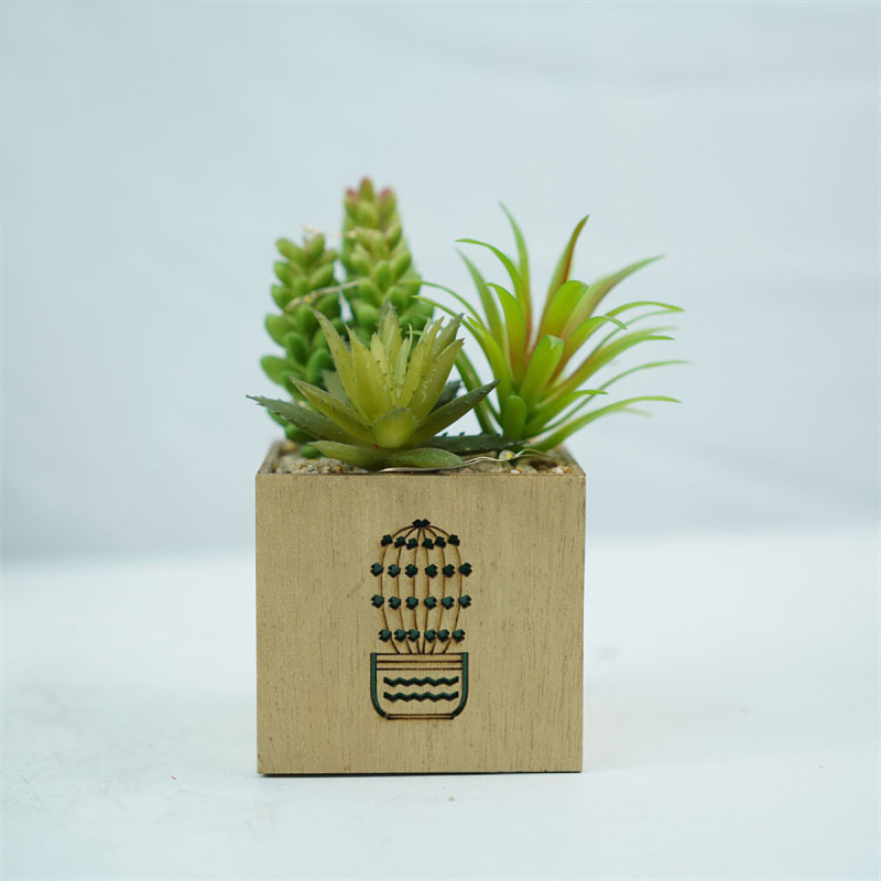 Matorino -Artificial Plants and Succulents, Small Fake Plants with Led String Light, Assorted Decorative Faux Succulent Potted for Office and Desk Decor, Bathroom, Bedroom, Shelves for Women.