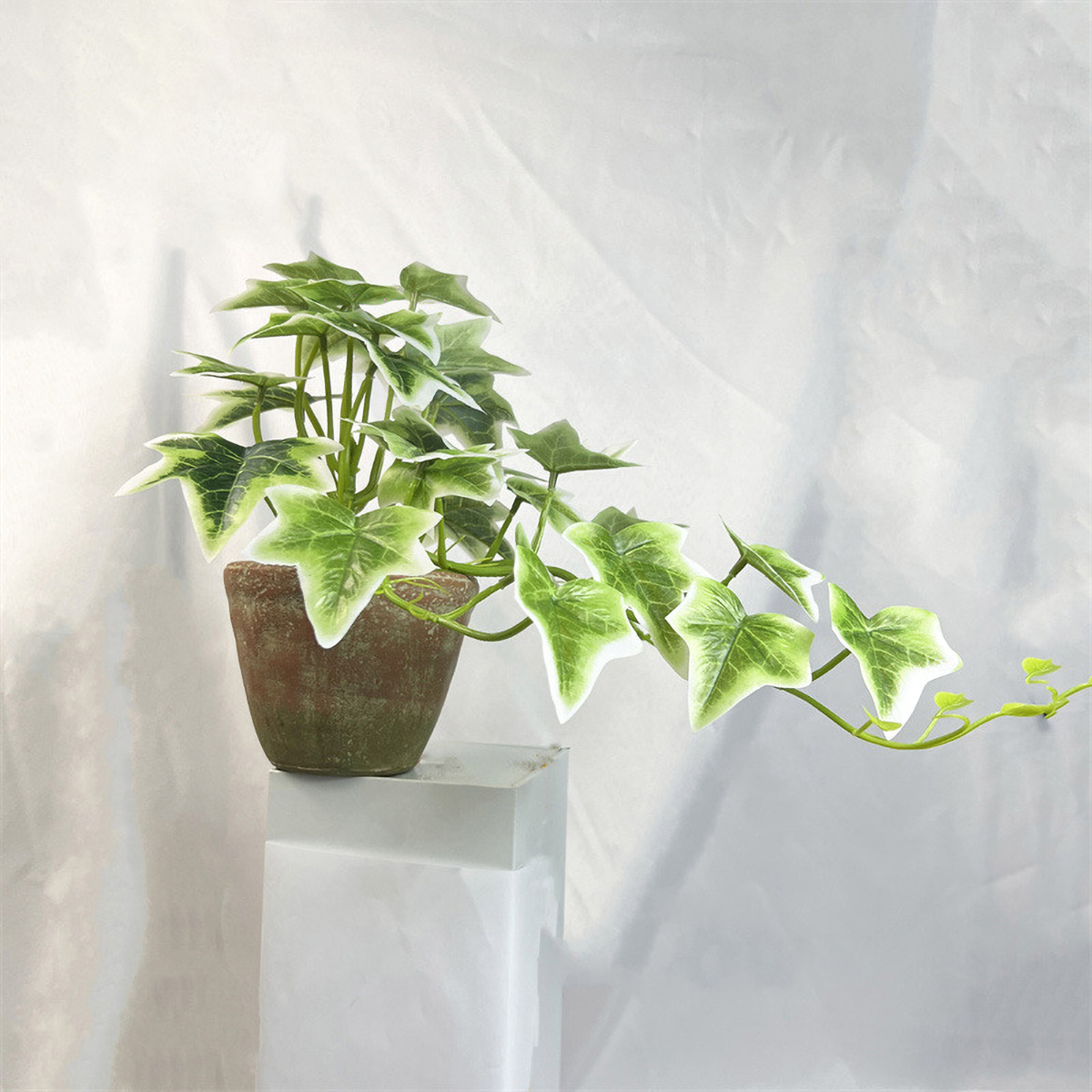 Matorino -Fake Plants, Small Artificial Plants with Plastic Pots, Fake Potted Desk Plants for Office Home Shelf Decor Indoor Outdoor.