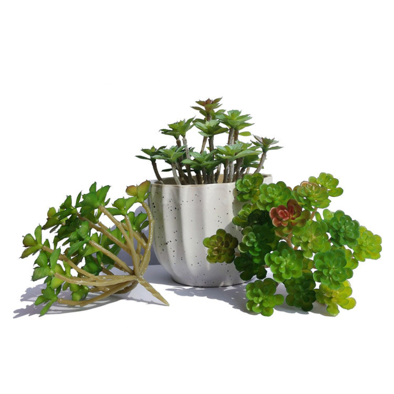 Matornio -Artificial Succulents, Premium Succulent Plants Artificial, Realistic Faux Succulents, Potted Textured Fake Succulents Decor for DIY, Fake Plants - Stylish Gifts for Christmas.