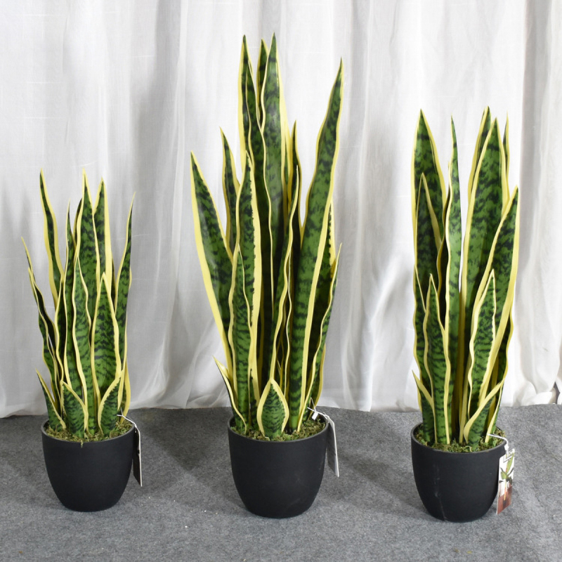 Matorino -Fake Plants Indoor, Artificial Snake Plants With Plastic Pods, Nordic Style Artificial Greenery, Faux Sansevieria Trifasciata, Tiger Piran Orchid For Living Room, Home, Bedroom, Office, Kitchen, Porch, Coffee Tables, Side Tables Desk.