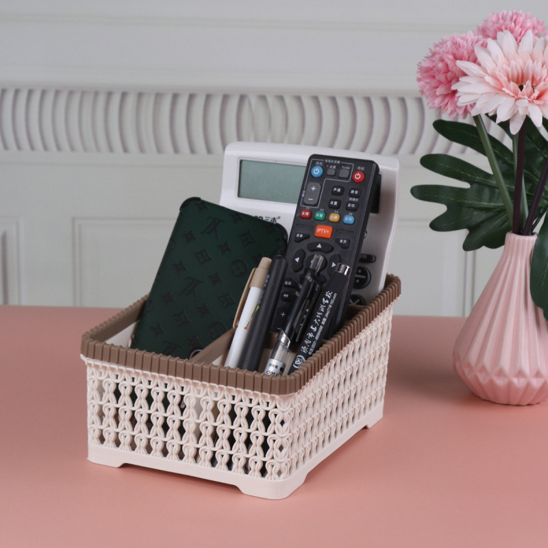 Matorino -Desk Organizer and Accessories, Organizer Box for Dressing Table, Vanity Countertop, Bathroom Counter. Plastic Makeup Organizer, Pen Holder for Desktop Storage, Desk Organization for School, Home, Office Supplies.