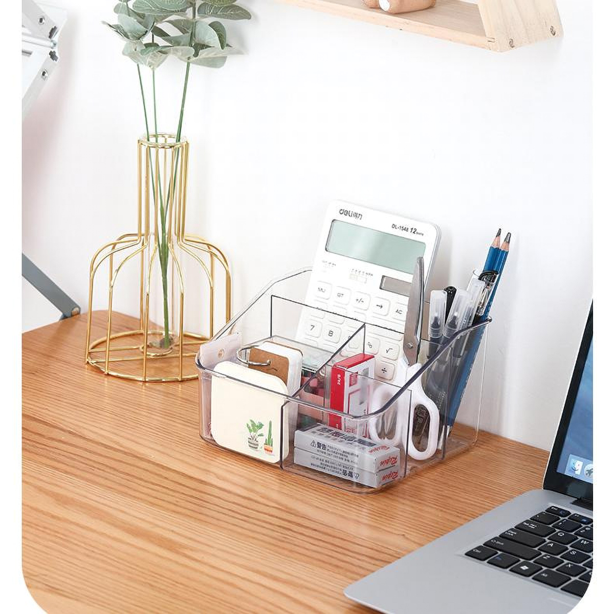 Matorino -Desk Organizer and Accessories, Organizer Box for Dressing Table, Vanity Countertop, Bathroom Counter. Plastic Makeup Organizer, Pen Holder for Desktop Storage, Desk Organization for School, Home, Office Supplies.