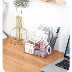 Matorino -Desk Organizer and Accessories, Organizer Box for Dressing Table, Vanity Countertop, Bathroom Counter. Plastic Makeup Organizer, Pen Holder for Desktop Storage, Desk Organization for School, Home, Office Supplies.