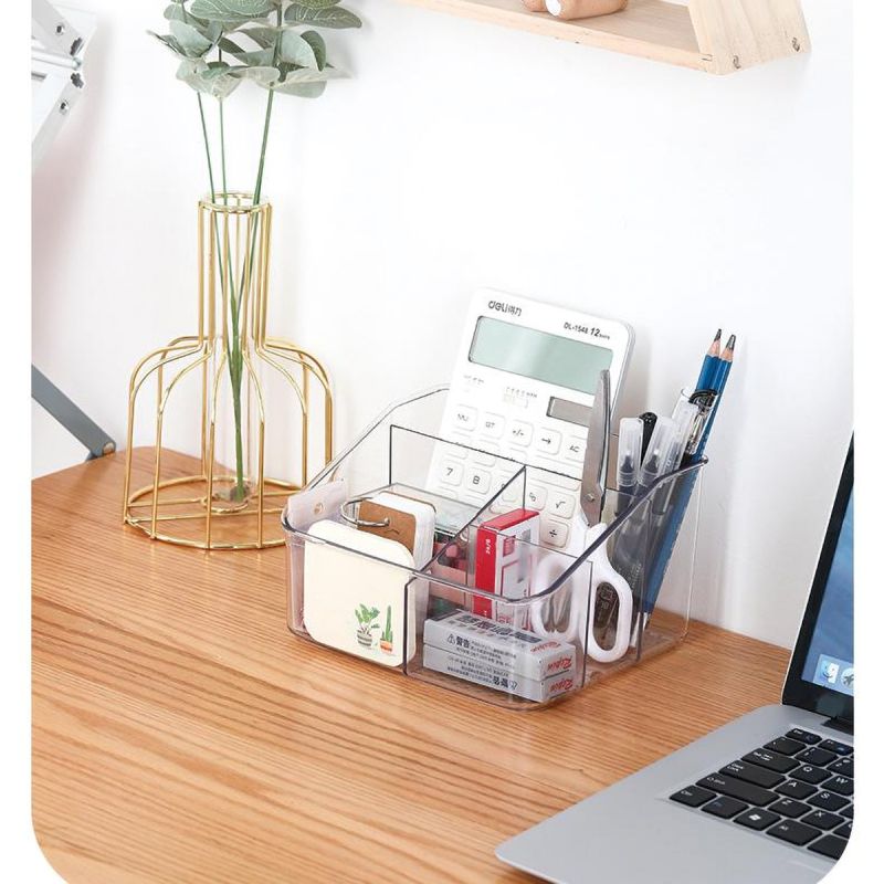 Matorino -Desk Organizer and Accessories, Organizer Box for Dressing Table, Vanity Countertop, Bathroom Counter. Plastic Makeup Organizer, Pen Holder for Desktop Storage, Desk Organization for School, Home, Office Supplies.