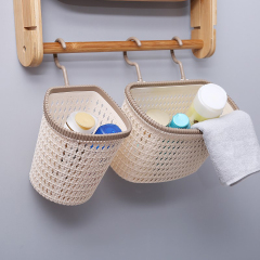 Matorino -Plastic Hanging Shower Caddy Basket,Connecting Organizer Storage Basket,with Hook,For Bathroom, Kitchen, Pantry, Balcony, Dorm Room for Clothes and Toys.