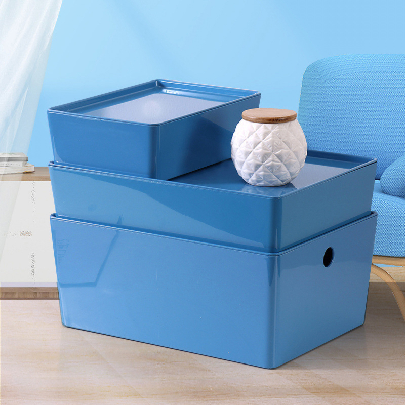 Matorino -PET Storage Box Containers for Organizing Cloths and Shoes, Plastic Storage Bins with Lid, White Stackable Storage Basket Organizer Box, Sturdy Containers Organizing Lidded Bins for Shelves, Cabinet, Desk, Pantry, Bedroom, Bathroom, Book, Toys.