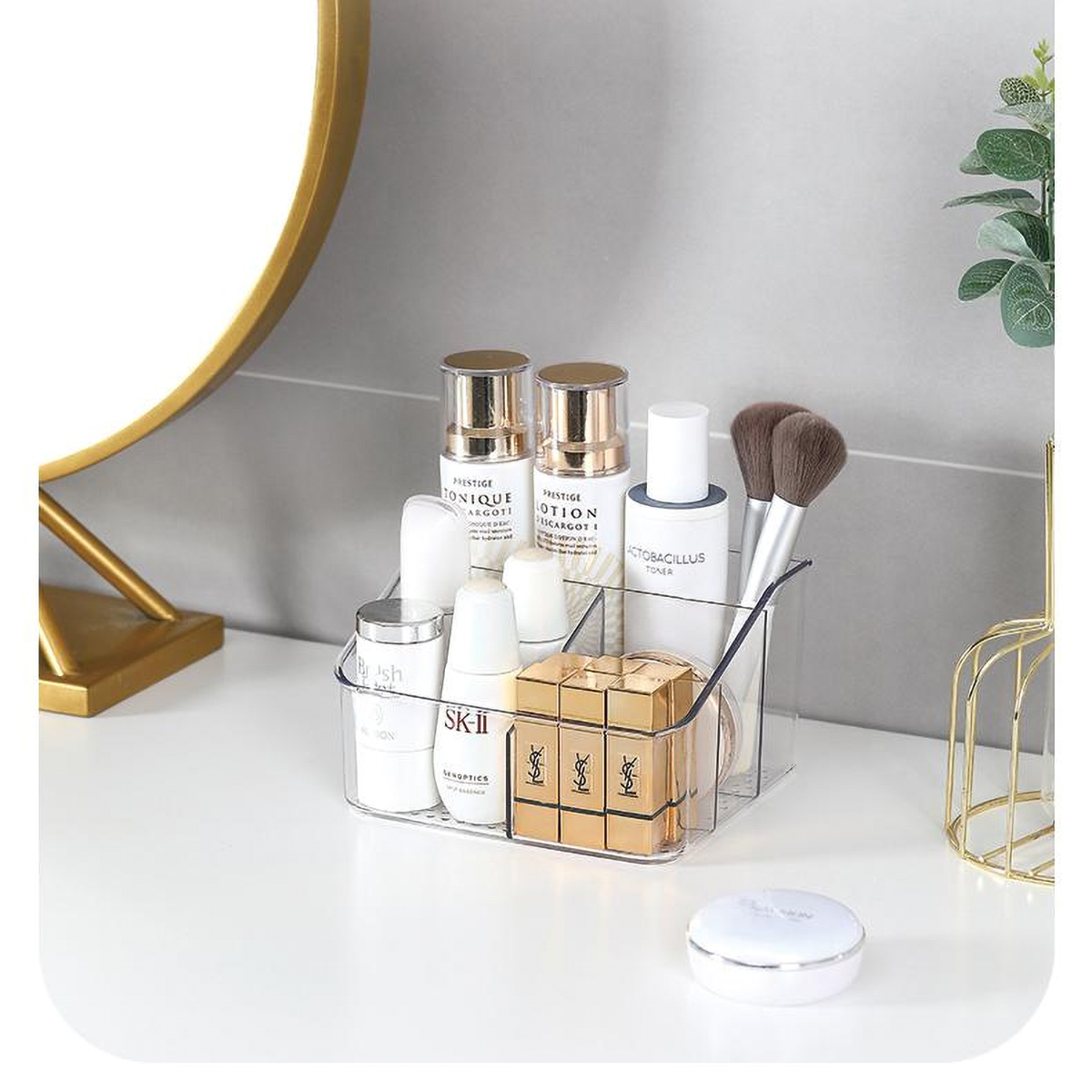 Matorino -Desk Organizer and Accessories, Organizer Box for Dressing Table, Vanity Countertop, Bathroom Counter. Plastic Makeup Organizer, Pen Holder for Desktop Storage, Desk Organization for School, Home, Office Supplies.