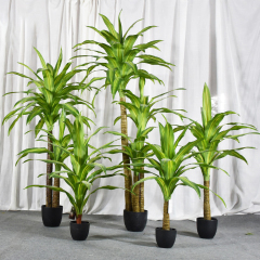 Matorino -Fake Plant with Pot, Desk Bamboo Leaf Plant, Artificial Potted Faux Plants for Office Desk. Artificial Palm Plant in White Pot, Real Touch Faux Tropical Palm Tree, Houseplant for Home Indoor Living Room Tabletop Balcony Decorations.