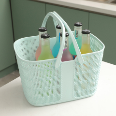 Matorino -Plastic Organizer Storage Baskets with Handles, Shower Caddy Bins Organizer for Bathroom and kitchen. Portable Shower Tote, Plastic Dorm College Shower Organizer Bucket.