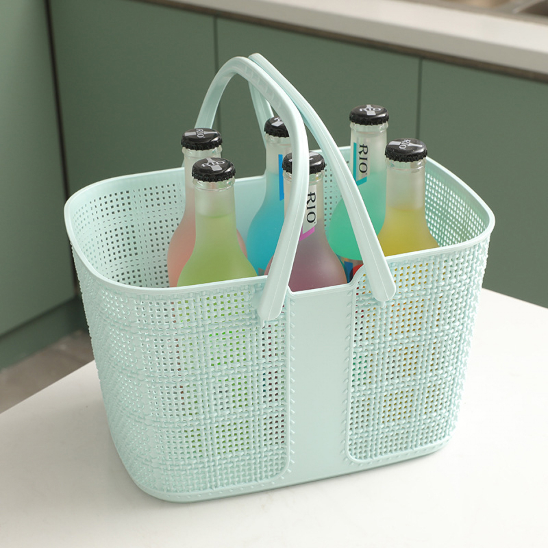 Matorino -Plastic Organizer Storage Baskets with Handles, Shower Caddy Bins Organizer for Bathroom and kitchen. Portable Shower Tote, Plastic Dorm College Shower Organizer Bucket.