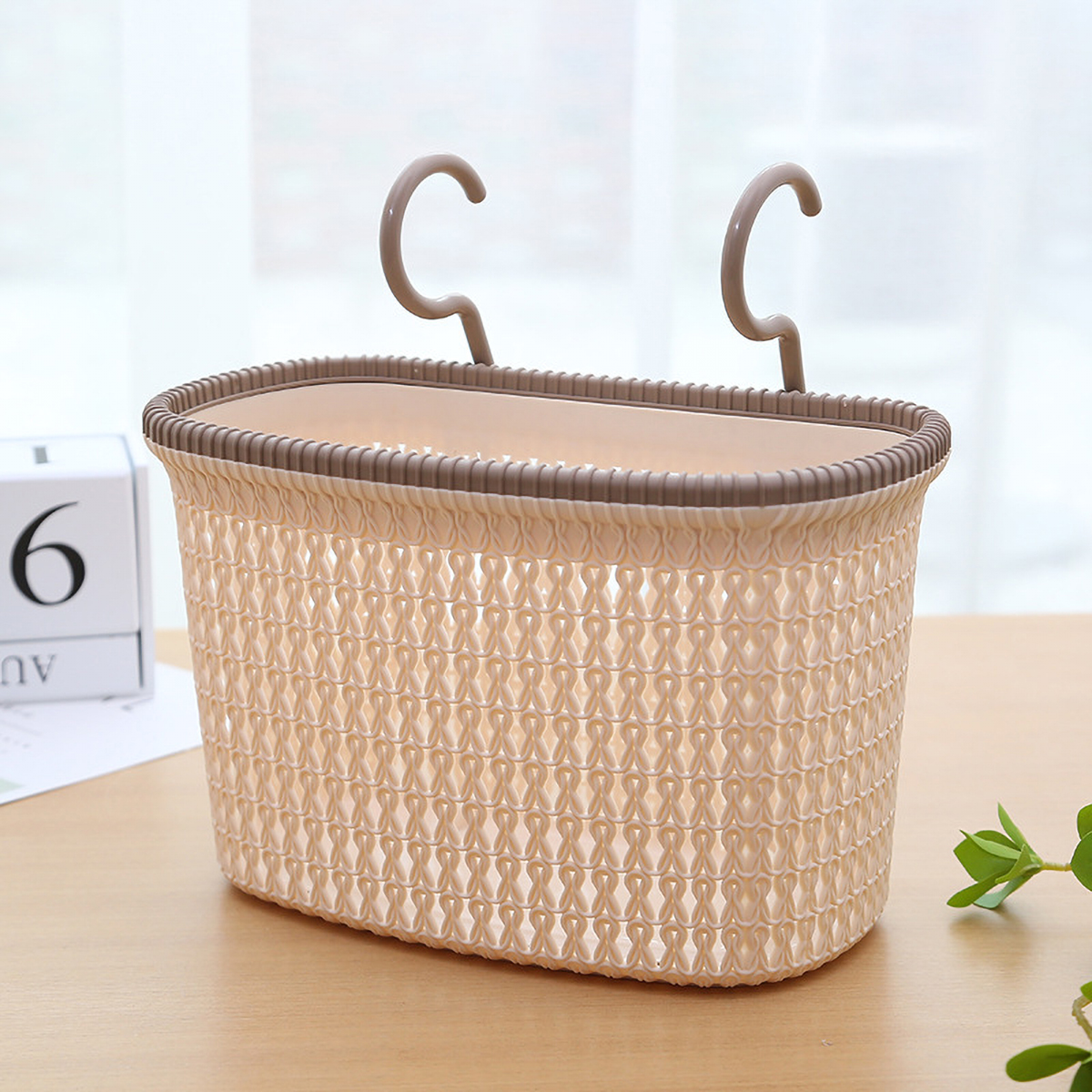 Matorino -Plastic Hanging Shower Caddy Basket,Connecting Organizer Storage Basket,with Hook,For Bathroom, Kitchen, Pantry, Balcony, Dorm Room for Clothes and Toys.