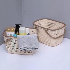 Matorino -Plastic Organizer Storage Baskets with Handles, Shower Caddy Bins Organizer for Bathroom and kitchen. Portable Shower Tote, Plastic Dorm College Shower Organizer Bucket.