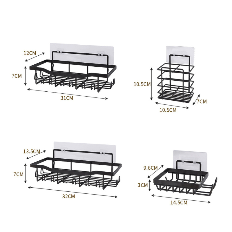 Matorino -Shower Caddy, Shower Organizer for Bathroom Storage&Kitchen, No Drilling, Large Capacity, Rustproof Stainless Steel Bathroom Organizer, Bathroom Shower Shelves for Inside Shower Rack.