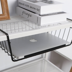 Matorino -Storage Basket Under Shelf, Wire Basket Household Metal Under Shelf, Hanging Storage Bin Basket Slides Under Shelves for Storage Space Saving for Kitchen Pantry Bookshelf Cabinet.
