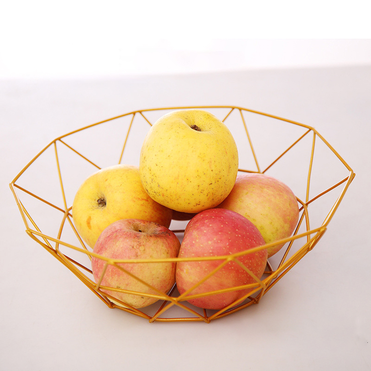 Matorino -Metal Wire Fruit Bowl, Iron Arts Fruit Storage Baskets for Kitchen Counter, Countertop, Home Decor, Table Centerpiece Decorative hold Vegetables, Bread, Snacks, Potpourris.