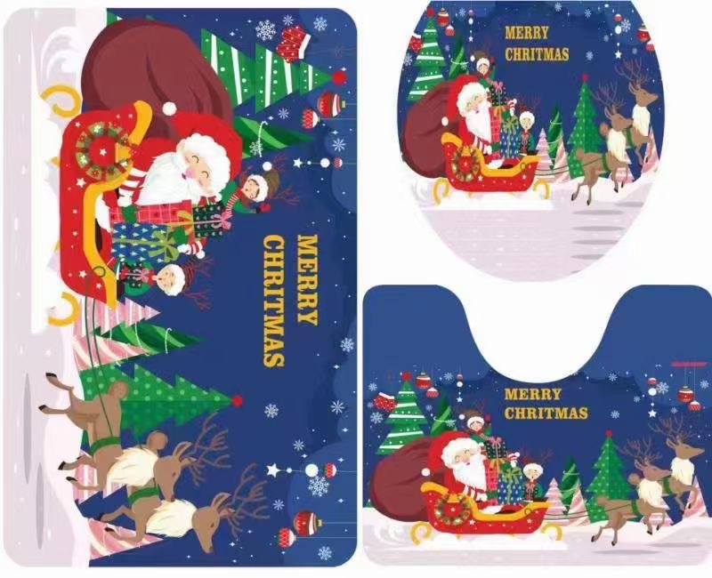 Matorino -Bathroom Rugs Bath Mat Set, Memory Foam Bath Mats for Bathroom - Non-Slip, PVC Backing Bath Rugs, Washable Bathroom Rug Mats - Dries Quickly, Soft Grey Bathroom Rug Set. Gifts for Christmas.