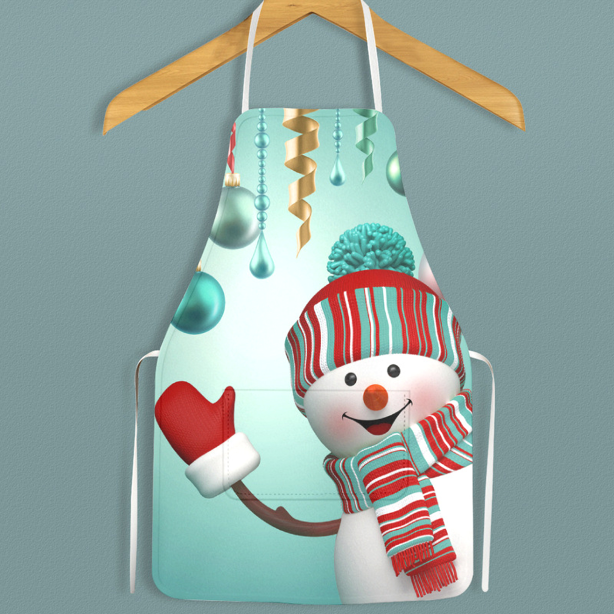 Matorino -Funny Christmas Baking Apron for Women Men Adjustable Kitchen Cooking Aprons, Cute Christmas Aprons Gift for Bakers Mom Wife Husband Sister, Tis The Season to Bake Cookies