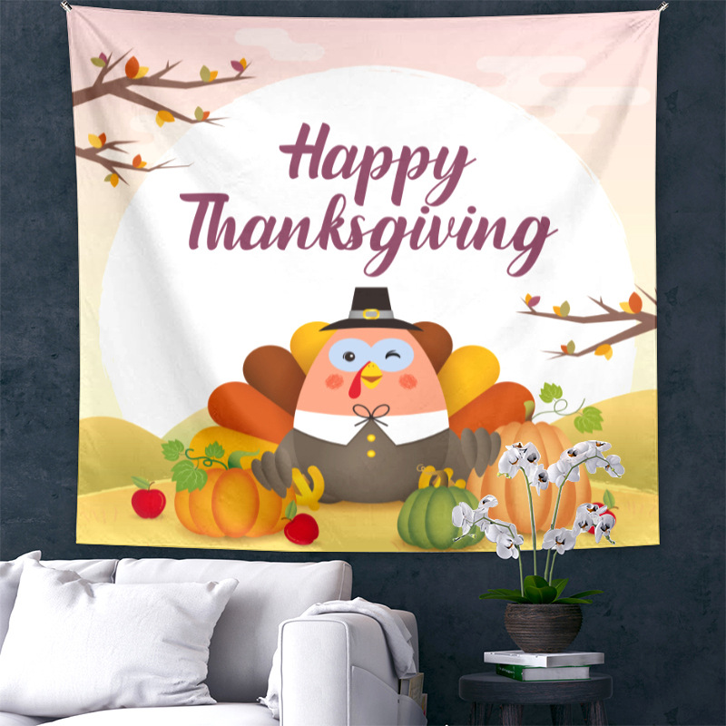 Matorino-Home Decor Thanksgiving Tapestry Fireplace, Thanksgiving Wall Tapestry Tree Stocking Gift Box Tapestry Wall Hanging for Party Livingroom Bedroom,Gifts for Thanksgivingday. Thanksgivingday,walldecor,Tapestry,livingroomdecor,giftsforThanksgivingday