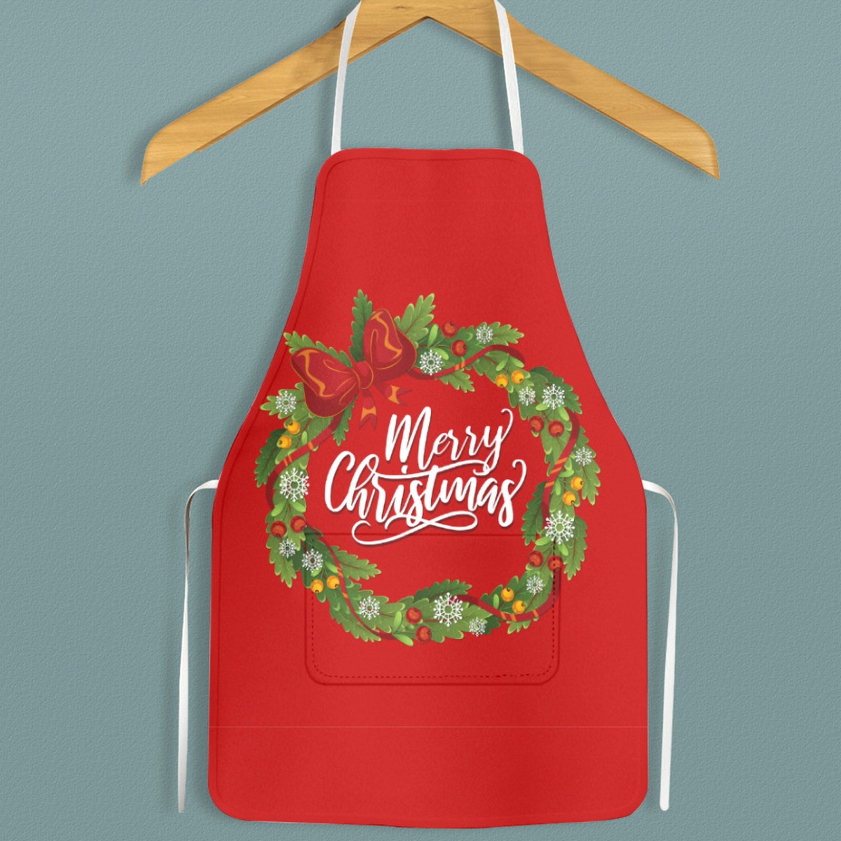Matorino -Funny Christmas Baking Apron for Women Men Adjustable Kitchen Cooking Aprons, Cute Christmas Aprons Gift for Bakers Mom Wife Husband Sister, Tis The Season to Bake Cookies