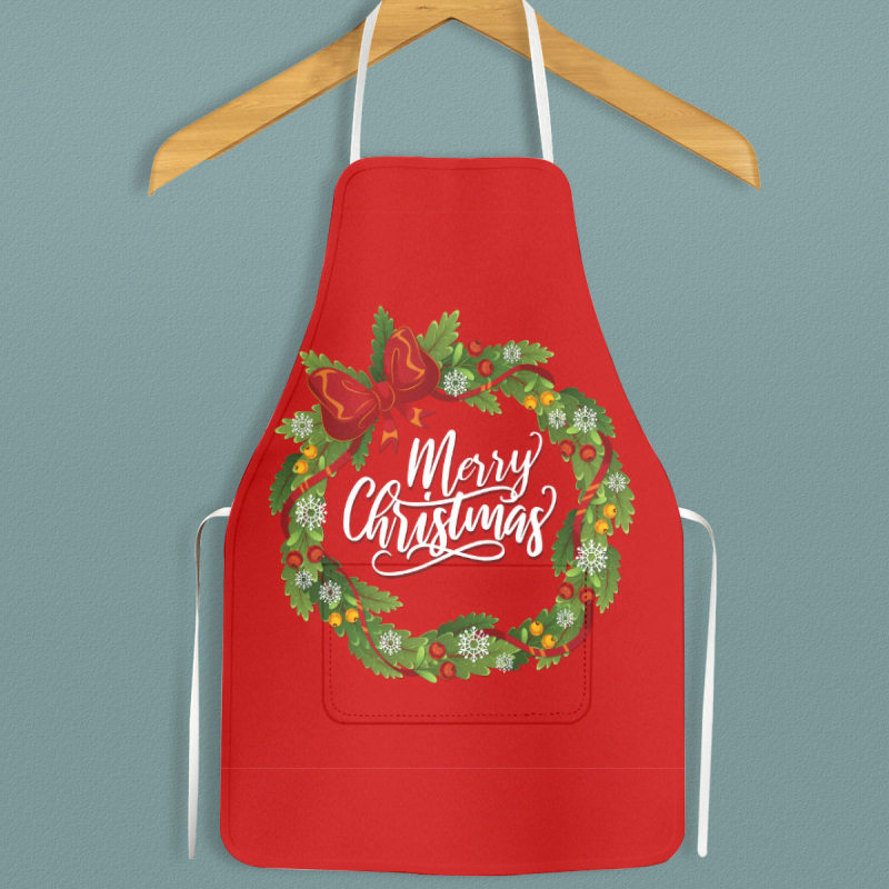 Matorino -Funny Christmas Baking Apron for Women Men Adjustable Kitchen Cooking Aprons, Cute Christmas Aprons Gift for Bakers Mom Wife Husband Sister, Tis The Season to Bake Cookies