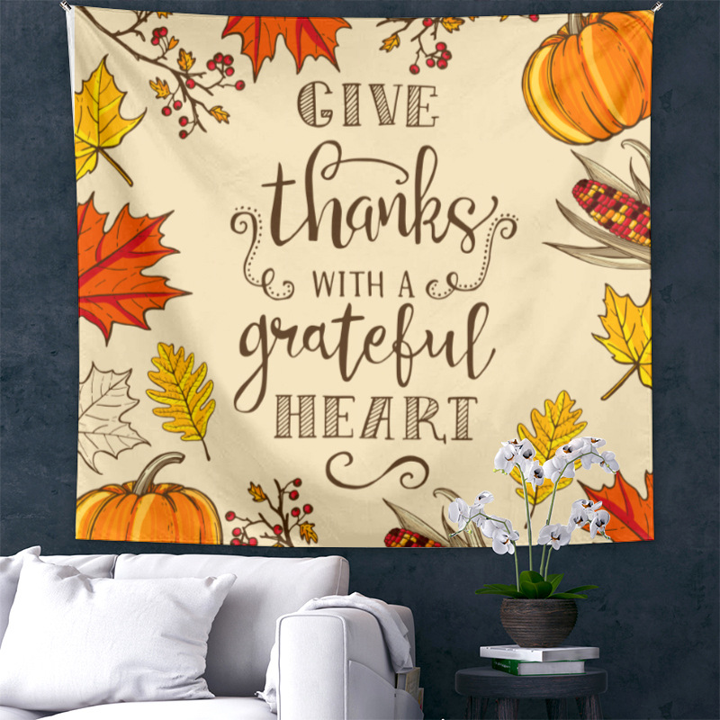 Matorino-Home Decor Thanksgiving Tapestry Fireplace, Thanksgiving Wall Tapestry Tree Stocking Gift Box Tapestry Wall Hanging for Party Livingroom Bedroom,Gifts for Thanksgivingday. Thanksgivingday,walldecor,Tapestry,livingroomdecor,giftsforThanksgivingday