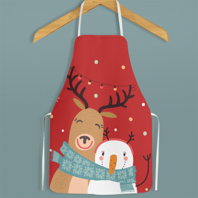 Matorino -Funny Christmas Baking Apron for Women Men Adjustable Kitchen Cooking Aprons, Cute Christmas Aprons Gift for Bakers Mom Wife Husband Sister, Tis The Season to Bake Cookies.