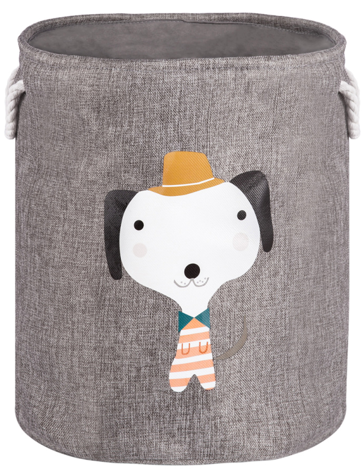 Matorino -Foldable Animal Round Storage Bins Fabric Toy Box/Chest/Organizer for Kids Nursery, Non Woven Fabric and Cardboard Kids Storage Bin Fabric Boxes for Storage Toy Storage Organizer