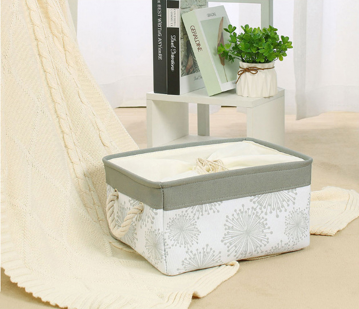 Matorino -Fabric Storage Bins for Organizing, Foldable Closet Storage Boxes for Shelves, Clothes Baskets with Cotton Rope Handles
