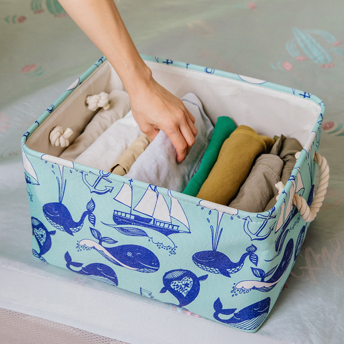 Matorino -Storage Bins Toy Box, Fabric Storage Cubes Bins for Kids, Shelves, Organizing. Baby, Toy Organizers and Storage, Baskets for Organizing Toy Basket