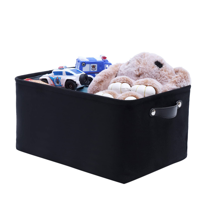 Matorino -Fabric Cloth Bins for Shelves, Organizing Closet Shelf Nursery Toy Decorative Closet, Organizer Bins with Handles, Baby Cloth Nursery Fabric Bulk decorative