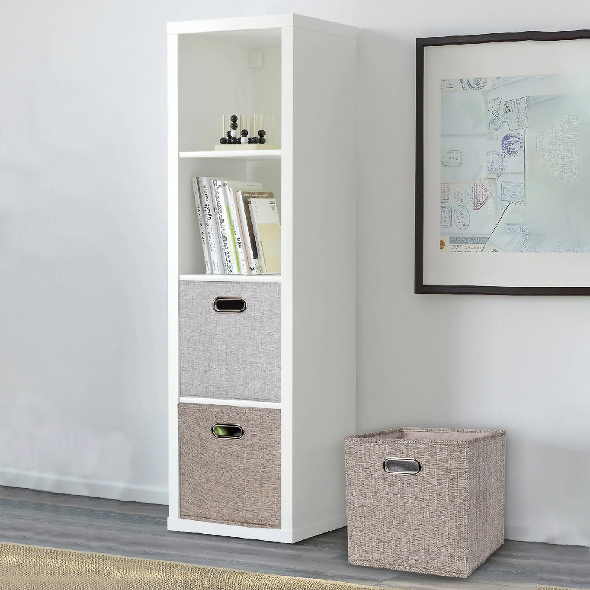 Matorino -Foldable Fabric Storage Baskets Drawer, Organizer for Shelves Nursery Closet Bedroom Clothes Storage Bins