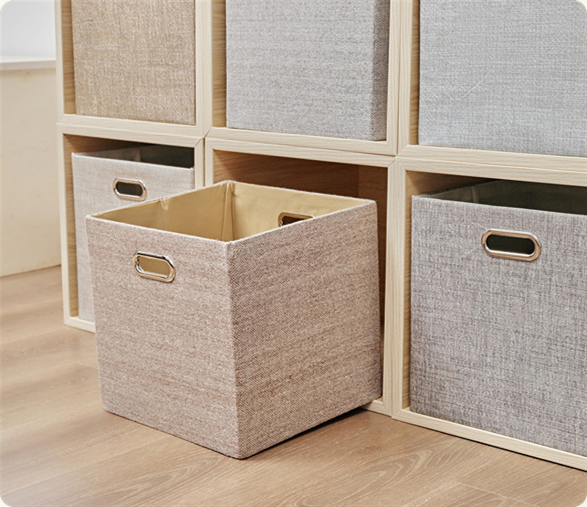 Matorino -Storage Cube Baskets Container Organizers with Removable Lids for Bedroom,Office Closet,Office,Living Room,Organizer BinsBaby Cloth Nursery Fabric Bulk decorative storagebox