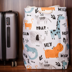 Matorino -Fabric Storage Bins for Organizing, Foldable Closet Storage Boxes for Shelves, Clothes Baskets with Cotton Rope Handles