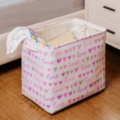 Matorino -Colorful Cute Fabric Storage Bins for Organizing, Foldable Closet Storage Boxes for Shelves, Clothes Baskets with Cotton Rope Handles