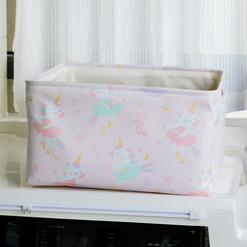 Matorino -Colorful Cute Fabric Storage Bins for Organizing, Foldable Closet Storage Boxes for Shelves, Clothes Baskets with Cotton Rope Handles