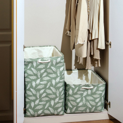 Matorino -Fabric Storage Bins for Organizing, Foldable Closet Storage Boxes for Shelves, Clothes Baskets with Cotton Rope Handles