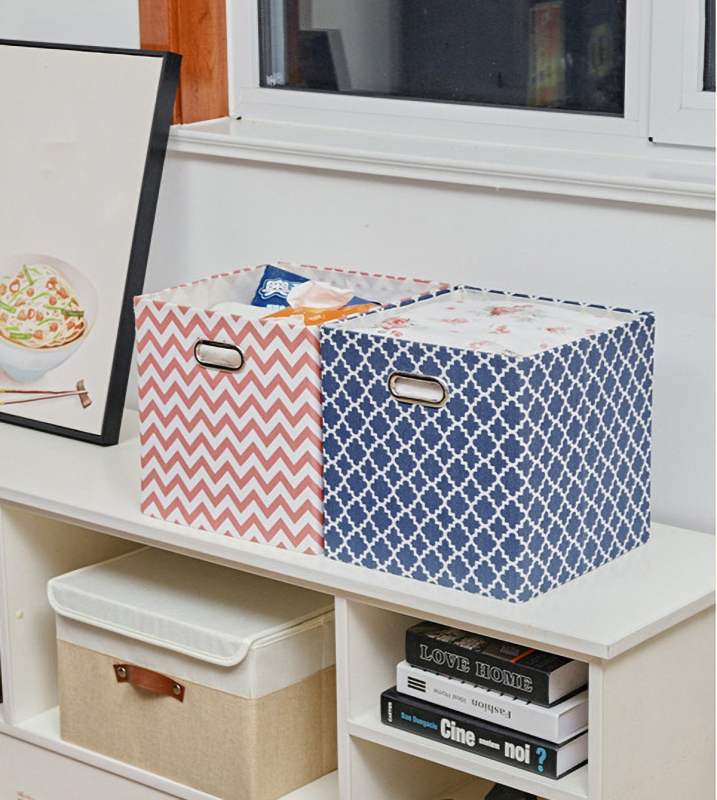 Matorino -Foldable Storage Cubes Bins , Fabric Storage Box Cubes Organizer Baskets with Dual Handles for Home Organizer