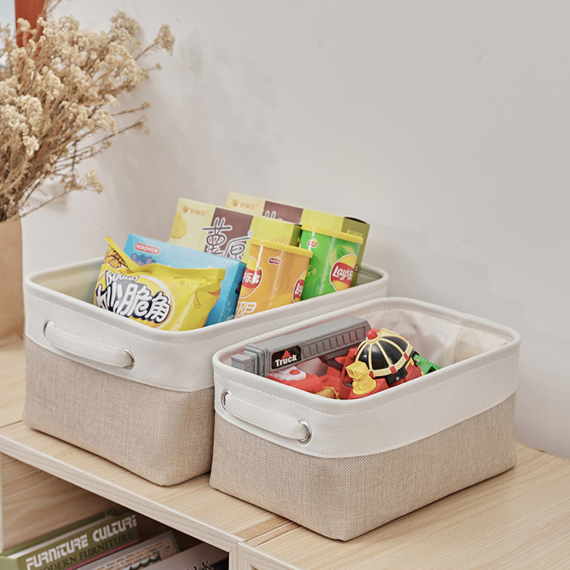 Matorino -Storage Bins Fabric Storage Basket for Shelves for Organizing Closet Shelf Nursery Toy Decorative Closet Organizer Bins with Handles