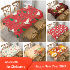 Matorino -Tablecloth for Christmas Pattern, Rectangular Tablecloth Water Resistance Antiwrinkle Spillproof, Soft Jacquard Table Cloth for Dining Room, Buffet Banquet Parties and Holiday Dinners.