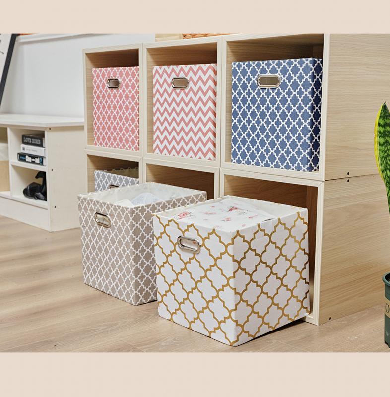 Matorino -Foldable Storage Cubes Bins , Fabric Storage Box Cubes Organizer Baskets with Dual Handles for Home Organizer