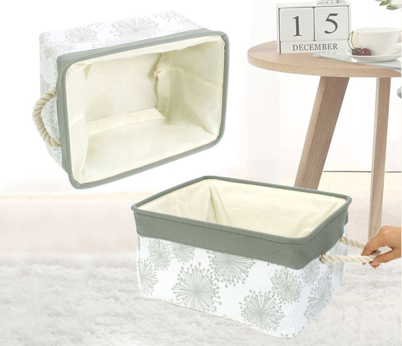 Matorino -Fabric Storage Bins for Organizing, Foldable Closet Storage Boxes for Shelves, Clothes Baskets with Cotton Rope Handles